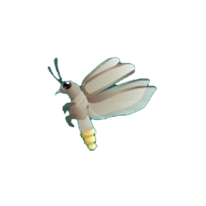 White Glowing Firefly